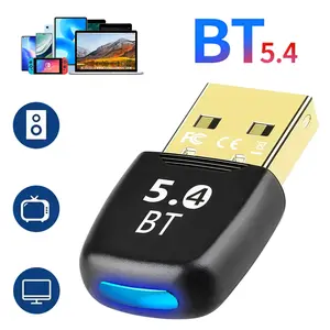 USB Bluetooth Adapter,Bluetooth 5.4 Adapter Dongle for PC,Plug and Play,Bluetooth Receiver & Transmitter for Keyboard/Mouse/Headphone/Speakers/Printer,Windows 11/10/8.1/7