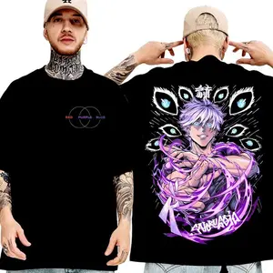 Gojo Satoru Jjk Shirt, Jujutsu Kaisen Character Tee, Satoru Anime Color Shirt, Unisex 2025 Tee, Unisex Short Sleeve Tee