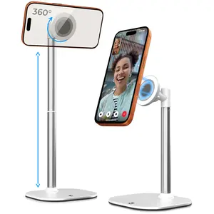 Cooper MagStand - MagSafe Height Adjustable iPhone Holder for Desk, MagSafe Cellphone Mount for iPhone 17/16/15/14/13/12, Strong Magnetic Cell Phone Stand