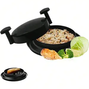 Chicken Shredder Set, Meat Shredders, Kitchen Tool, Halloween Gift, Transparent Lid, Large Capacity, Ergonomic Design, Dishwasher Safe, Anti-Slip Base, Heat Resistant, Food Chicken Shredder