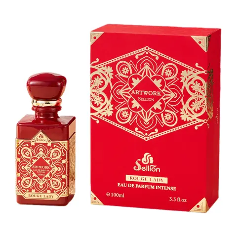 Sellion Rouge Lady EDP Spray for Women - Oriental Vanilla Daily Fragrance, 3.3Oz/100ML (3 to 3.9 fl oz), All-Day Longevity, 60Months Shelf Life, All-Season Adult Liquid Perfume