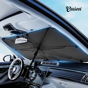 Windshield Sun Shade Thickened Automotive Glass Sunshade Foldable Protector Privacy Cover Shield Blocker for Front Vehicle