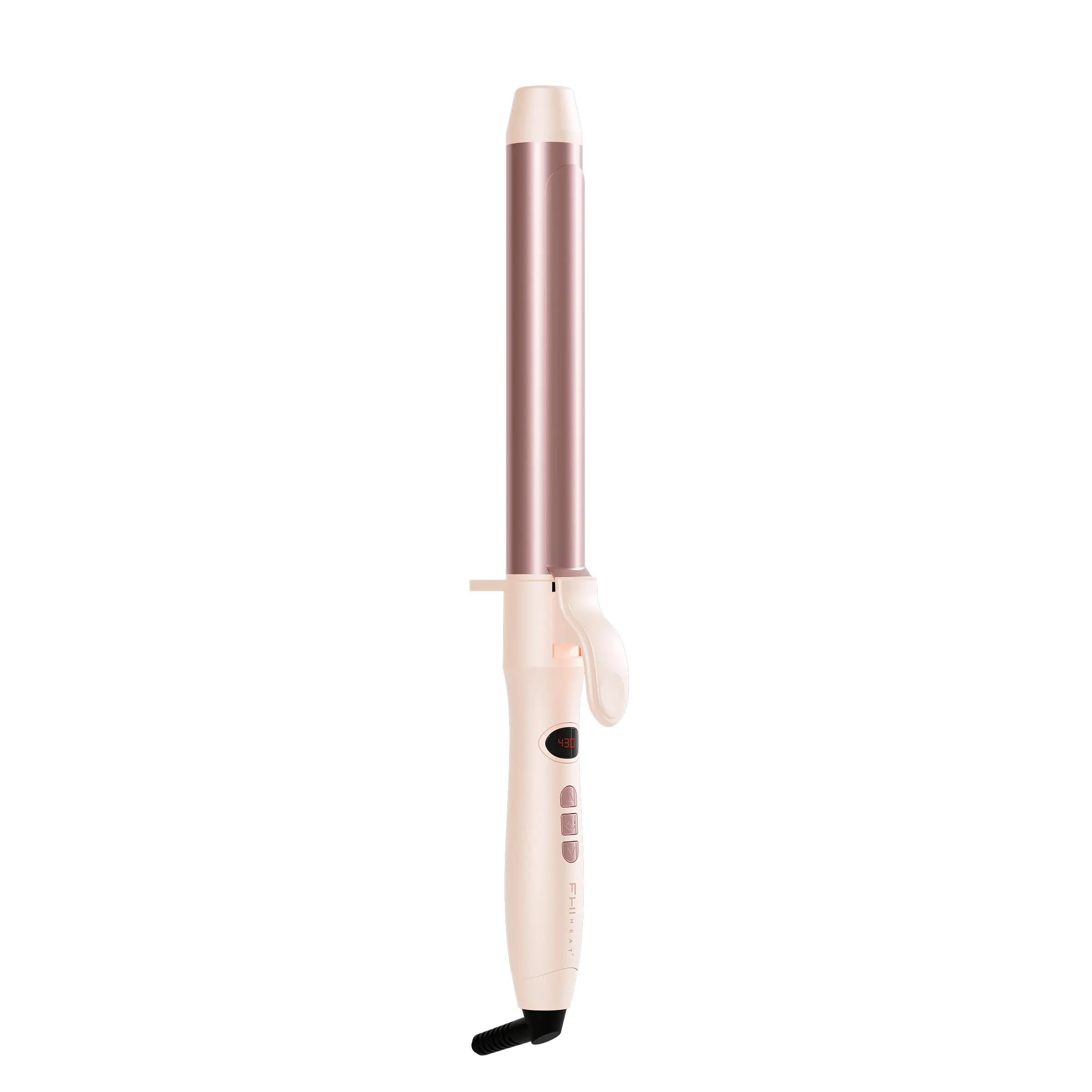 FHI Heat MEGACURL Long Barrel Hair Curler Tool 1.25in Curated Collection - Extended Ceramic Barrel, Ceramic Tourmaline, 140°F-430°F Rapid Heat, ChillPoint Cool Tip, Lightweight, Worldwide Voltage for Travel, Smooth Wavy Curls