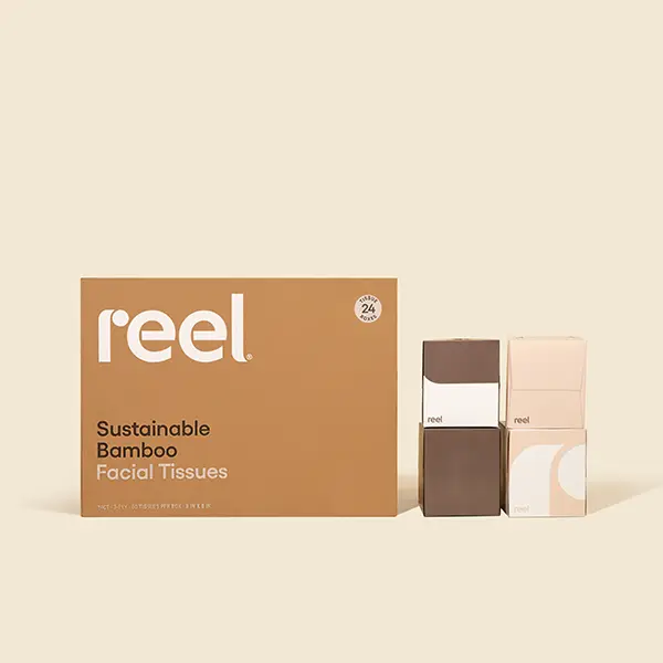 Reel Bamboo Facial Tissues