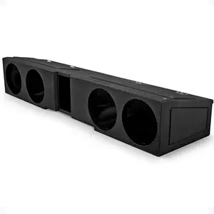QPower Quad 8" Sub Box - Chevy Silverado Crew Cab, GMC Sierra Crew Cab 2007-2026