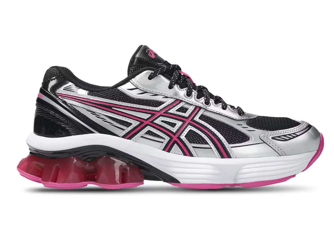 ASICS Gel-Kinetic Fluent Black Pink Glo (Women's) ASICS Gel-Kinetic Fluent Black Pink Glo (Women's)