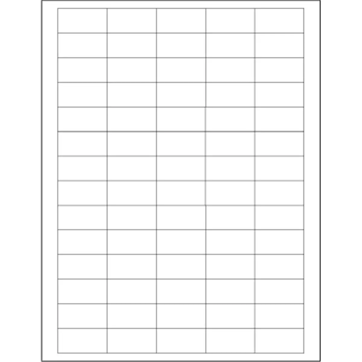 212 MAIN 1 1/2" W x 0.75in Rectangular Blank Stickers, Pack of 7000 Permanent Glue Adhesive Decals for Laser Printers & Ink Jet Printers, Office Stationery Supplies