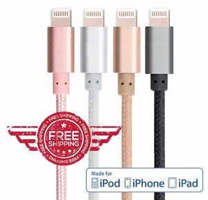 Simyoung iPhone Charging Cord MFi Certified Fast Charging iPhone Lightning Cable Nylon Braided Compatible with iPhone 14 13 12 11 Xs XR X 8 8 Plus 7 7 Plus 6s Plus 6 Plus 5S SE iPad Charger