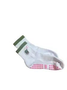 i'm just a matcha girl grip socks