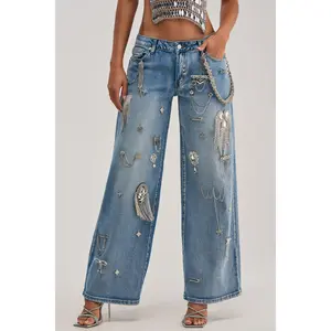 THE BEST ONE YET RELAXED FIT BLING DENIM JEANS