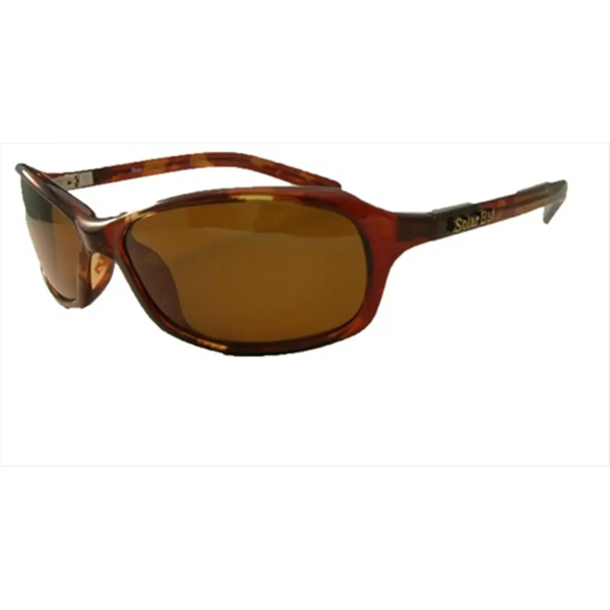 SOLAR BAT Bifocal Prescription Golf Sunglasses, Rectangular Wraparound TR90 Frame with UV Blocking Brown Tint Polycarbonate Lenses, Average Head Fit, Golf Accessories, Distance-Only, Wrap Lenses, Comfortable