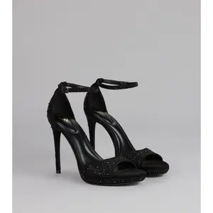 Elevated Intent Rhinestone Stiletto Heels