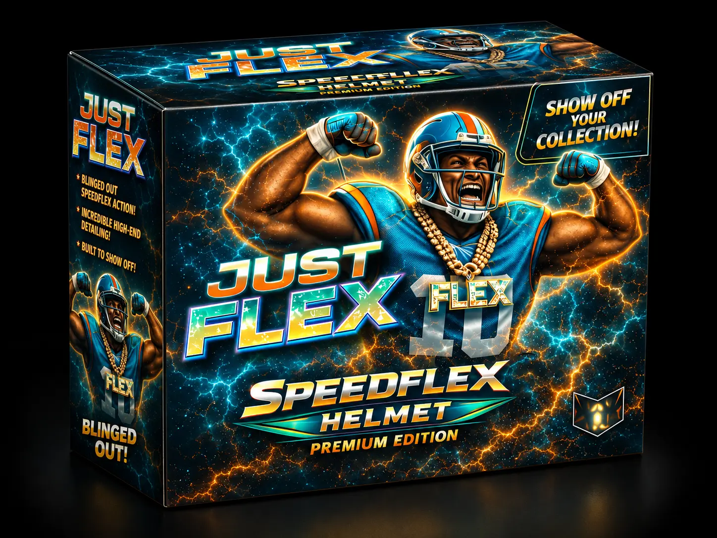Just Flex Dome - Authentic Autographed Memorabilia Helmet