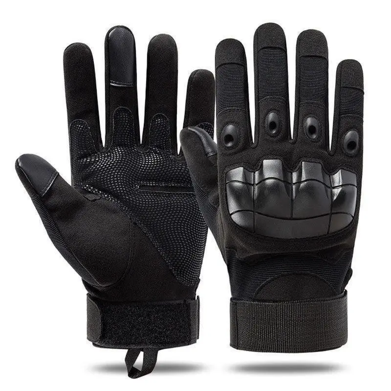Tactical Full Finger Gloves for Men & Women, Soft Knuckle Protection, Touchscreen, Breathable, Non-Slip Outdoor Sports, Motorcycle Riding, Hunting, Perfect Work & Father’s Day Gift