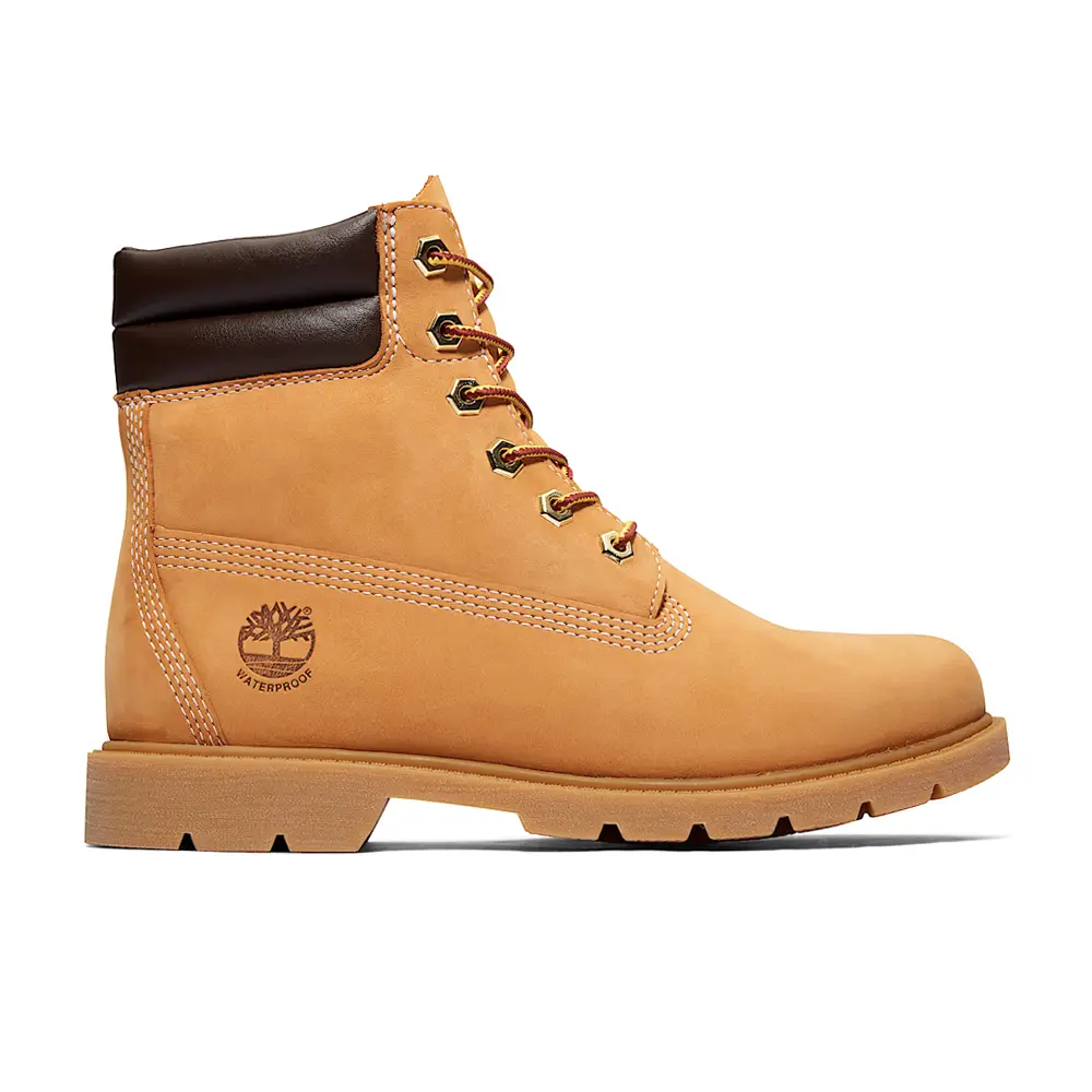 Timberland Womens Linden Woods Lace Up Casual Boots Ankle Low Heel 1-2" - Brown