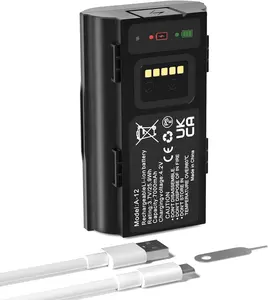 E EGOWAY Rechargeable Backup Battery for Arlo Wire-Free Video Doorbell, 7000mAh Replacement Battery Compatible with AVD2001 AVD2001B VMA2400 A-12, Long-Lasting Power Supply for Arlo Doorbell Camera