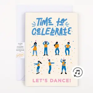 Endless Macarena Card with Glitter