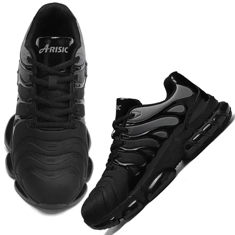 ARISIC Men's Steel Toe Trainers - Men's Work & Safety Footwear, Closed-Laced Laces, Lightweight, Breathable, Puncture-Resistant, Rubber Rugged Tread Industrial Shoes for Construction Workers,outdoorfun