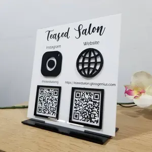 Business Qr Code Sign | Wifi Qr Code Sign | Social Medium Sign | Qr Code Sign | Connect With Us Sign | Scan To Pay Sign | Pop up Event Sign