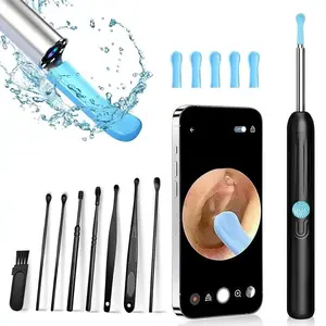 Portable Type-C Rechargeable Ear Cleaner, Waterproof Endoscope Ear Cleaning Tool with Camera, Electronic Wax Removal Kit, Earwax Removal Tool, Earwax Remover, Ear Canal Cleaner