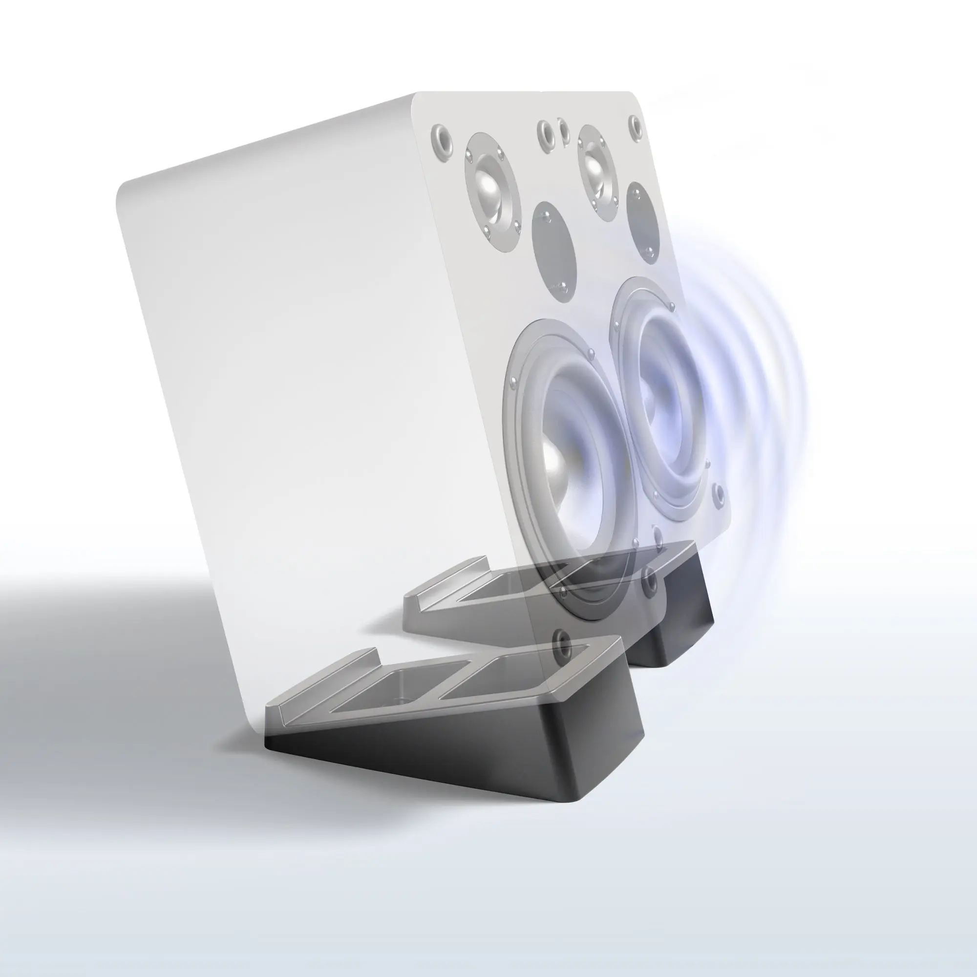 Angled Desktop Speaker Stands (2 Pack) Angled Desktop Speaker Stands (2 Pack)