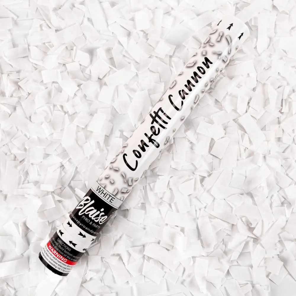 White Confetti Cannon White Confetti Cannon