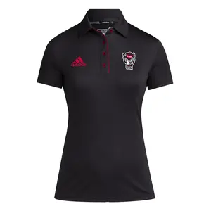 adidas Womens Nc State Coach Short Sleeve Shirt Training Casual Casual - Black