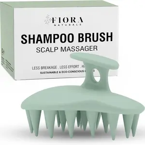 Scalp Massager Shampoo Brush - Silicon Scalp Scrubber