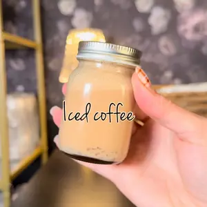 Iced Coffee Snowglobe Cup Custom Made on Live - Acrylic Tumbler, Lid and Straw