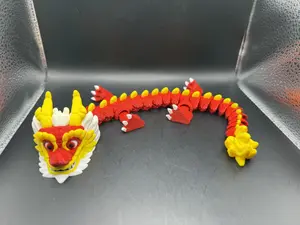 Chinese Dragon 3D flexi figure Heavy Metal Figurine Figurine