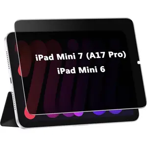 Privacy Screen Protector for iPad Mini 7 (A17 Pro), Tempered Glass for iPad Mini 7th (2024)/ Mini 6th Generation(2021) 8.3 Inch, Anti-Spy, Anti-Scratch, Bubbles Free-USA