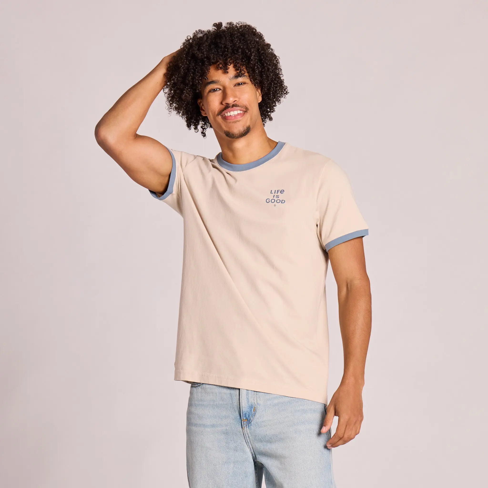 Men's Crafty LIG Stacked Classic Crusher Ringer Tee