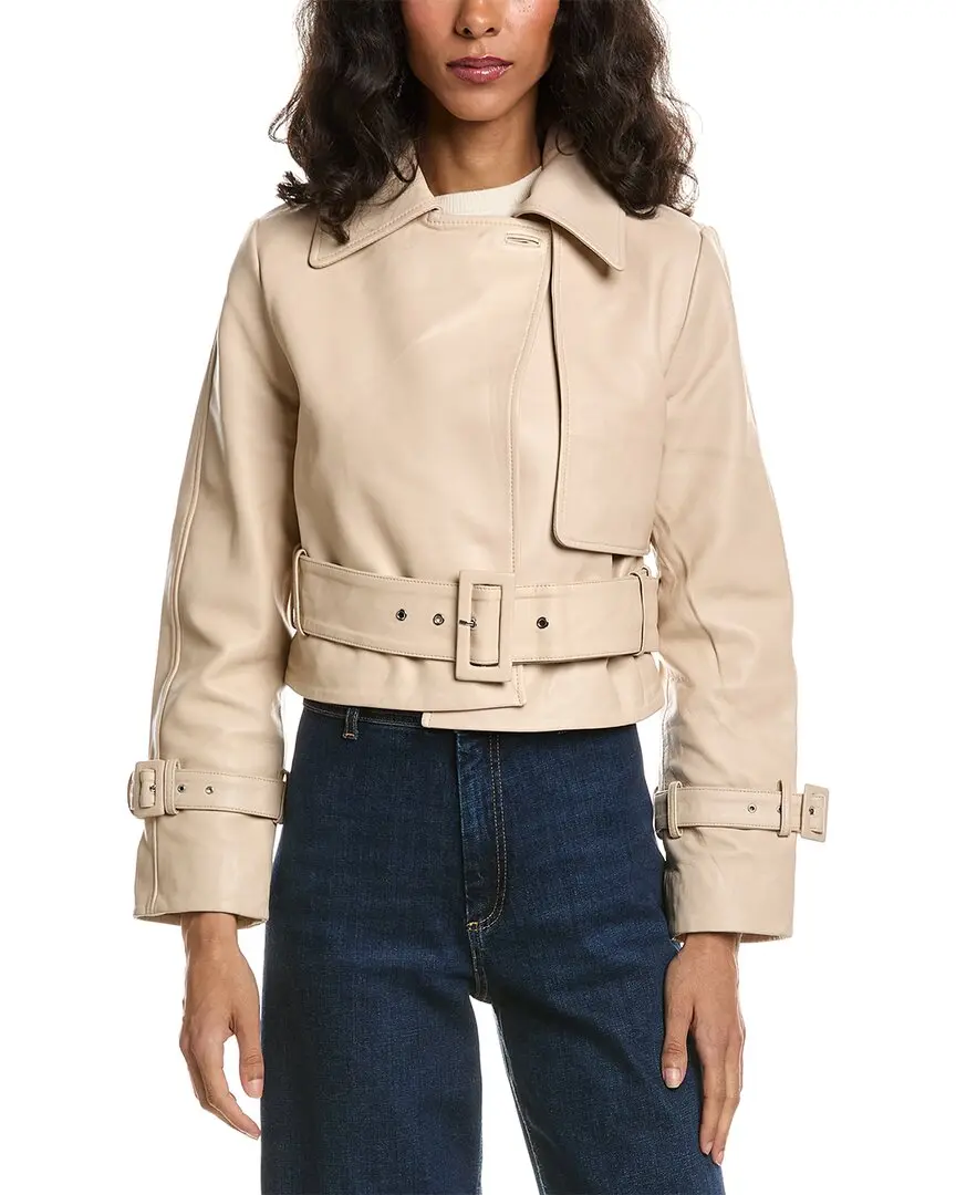 Walter Baker Rexa Suede Short Trench Coat