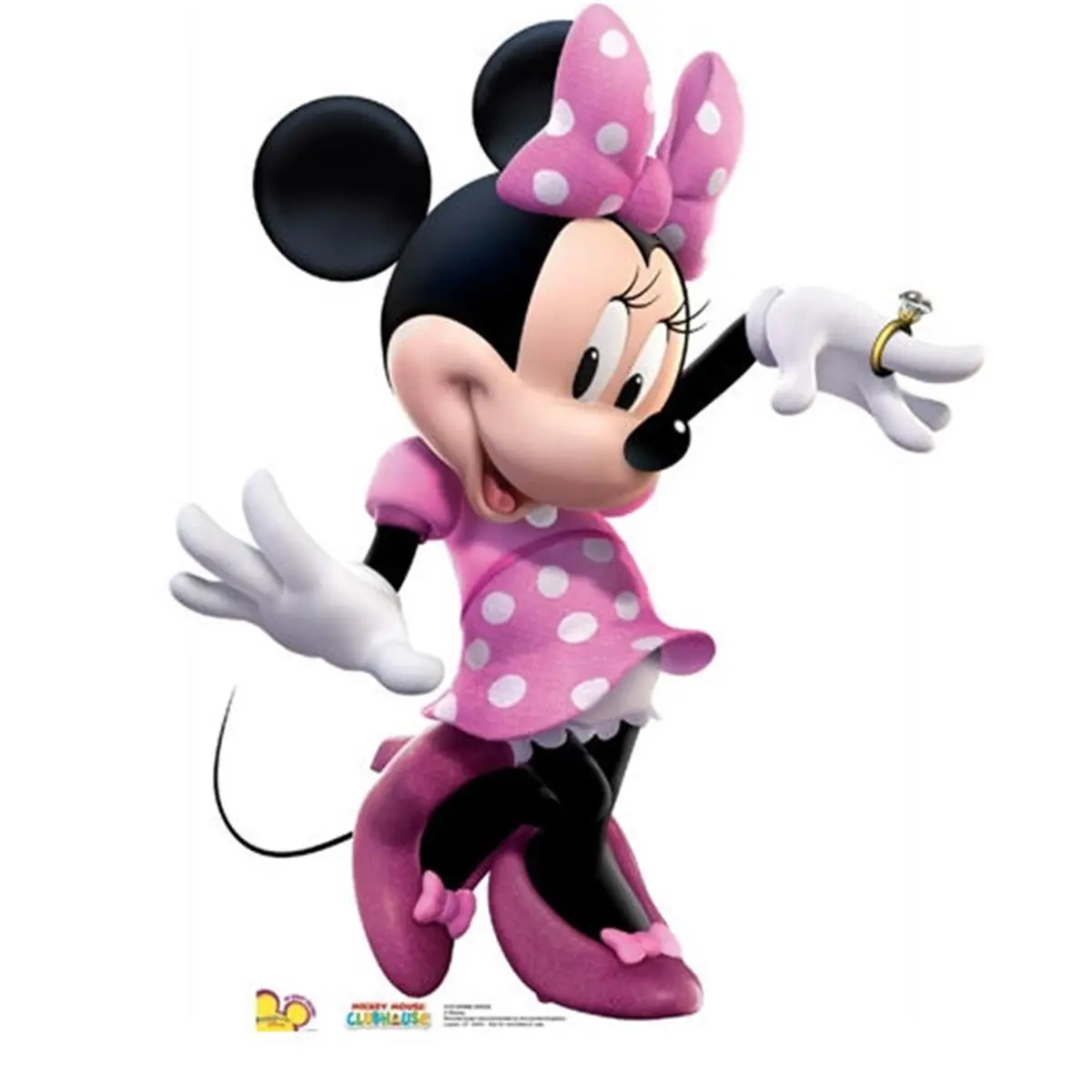 212 MAIN Minnie Figure Heavy Cardboard Standup Cutout - 41"x33" Large Size Foldable Home Decor, Hangable Wall Display, Party Decor Home Supply