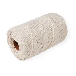 4mm 10m/20m/50m White hemp rope for Cat Tree Cat Scratching Post Replacemen Rope Sisal for Protect Sofa Cats Scratcher Rope Scraper Cats Toy, Hand Woven Rope