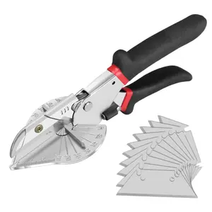 Miter Shear & Cutting Tool - 45-135° Adjustable Angle with 10 Sharp Blades for Woodworking, DIY Projects, Home Repairs | Durable Design, Rust-Resistant, Easy to Use