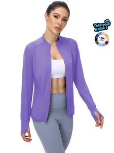Women’s lightweight long-sleeve sun-protection jacket — skin layer — full stretch, breathable, cool — suitable for hiking and fishing — multiple colors available