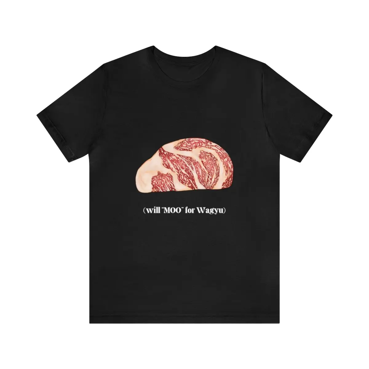 Chef Foodie Steak Wagyu Fun Unisex Jersey Short Sleeve Tee
