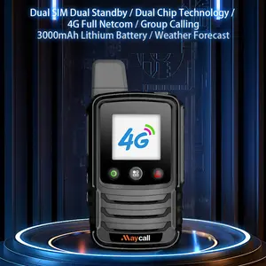 Maycall MC16 4G Full Network Walkie Talkie, Nationwide Communication, Mini Handheld Two Way Radio for Security, Construction Site, Office & Fleet Use