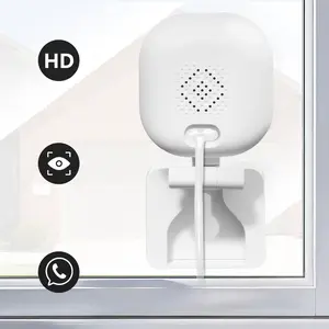 2K Window Camera,2.4GHz & WiFi Indoor Cameras,Home Security with AI Color Night Vision,Person & Motion Detection,24/7 Recording,Easy & Quick Install,Included 32GB TF Card