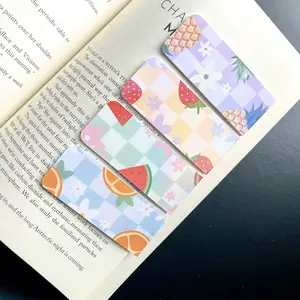 Juicy Reads Magnetic Bookmarks | Strawberry | Pineapple | Orange | Watermelon