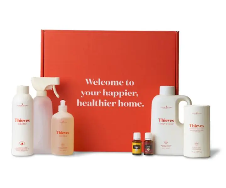 Thieves Happy & Healthy Home Shift Kit, All-Purpose Household Home Care Cleaner Supplies
