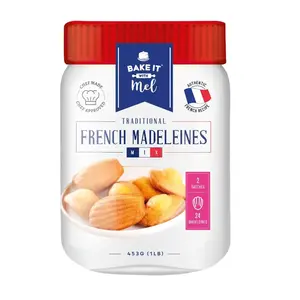 Bake it with Mel - Traditional French Madeleine Mix & Madeleine Pan Baking Butter Set Taffy Coffee Cake