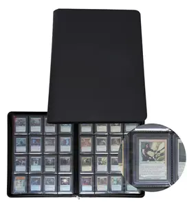 XXL Heavy Duty Toploader Binder Large 4x4 16 Pocket Holds Up to 640 Toploaded Cards Durable Protection for Trading Card Collectors
