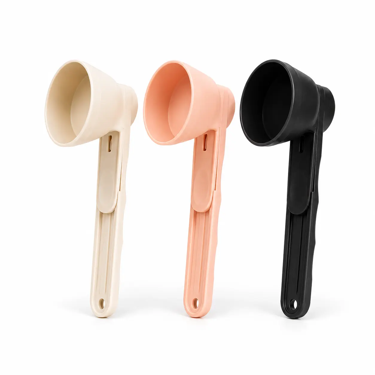 [Buy 1 Get 1 Free] Protein Powder Sliding Spoon,High Quality Funnel for Pre Workout Creatine Powder Formula,Coffee Milk Smoothie Chocolate Powder Kitchen Utensils BPA Free Plastic,Perfect Gift for Valentine's Day Father's Day Anniversary