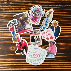 Alan Jackson Stickers - Perfect for Any Fan