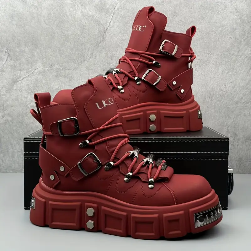 y2k male boots - TikTok Shop