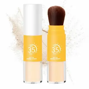 Mineral Sunscreen Setting Powder SPF 35 – Translucent Oil Control Face & Scalp Powder, Lightweight Matte Finish, Long-Lasting Broad Spectrum Sun Protection for All Skin Types