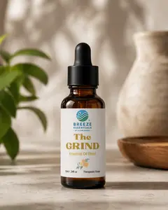 The Grind Citrus Essential Oil Blend Glass Dropper Bottle - 100% Pure and Natural - Essential Oils for Diffuser, Aromatherapy, Soap and Candle Making, 10ml Essential Oil
