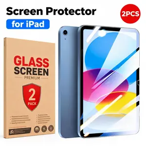 2-Pack Protective Screen Protector Film Compatible with iPad Air/air Pro (a16), Tempered Glass Design, HD Transparent & Bubble-Free Protection, Accessories, Tablet Protector
